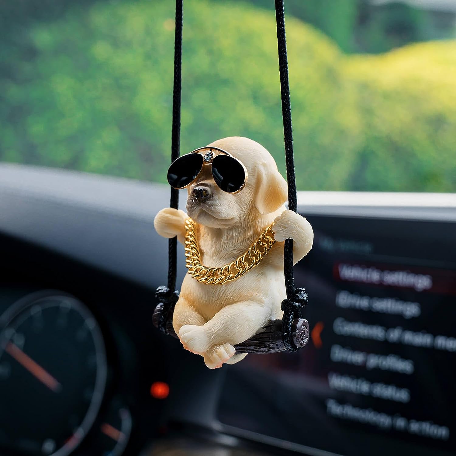 Car Accessories Mirror Hanging - Labrador Retriever cermin mobil aksesoris gantung