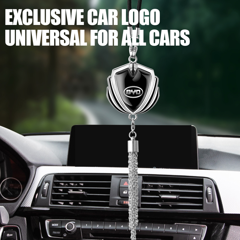 Car Accessories Mirror Hanging - Aksesori Ornamen Gantung Emblem Otomatis Liontin