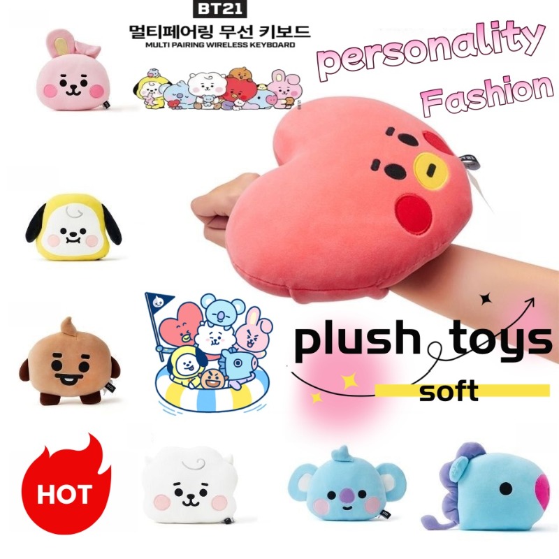 Car Accessories Toy - Bantal Bentuk Wajah BT21 Lucu Modis