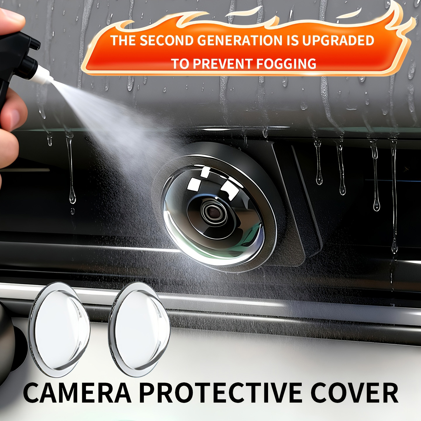 Rear Camera For Car - 2 Buah Pelindung Lensa Kamera Cadangan