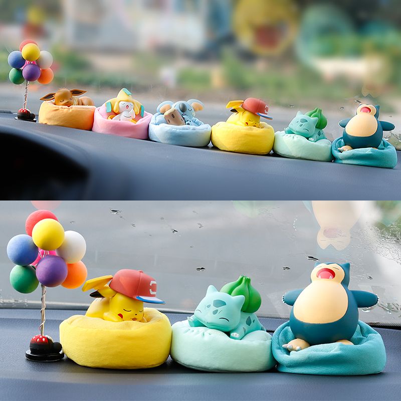 Car Accessories Toy - Seri Pose Tidur Pokémon Blind Box
