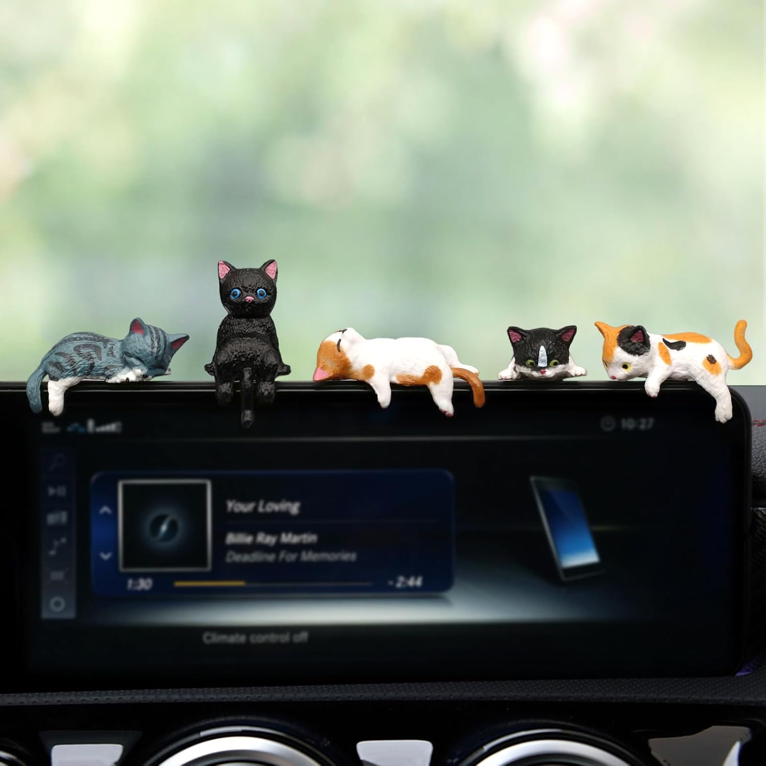 Car Accessories Mirror Hanging - Aksesoris Interior Mobil Kucing 5PCS, Dekorasi