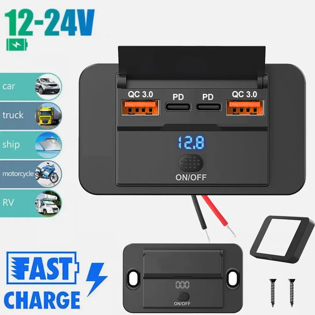 Car Accessories Thailand - Adaptor Soket Pengisi Daya Mobil dengan