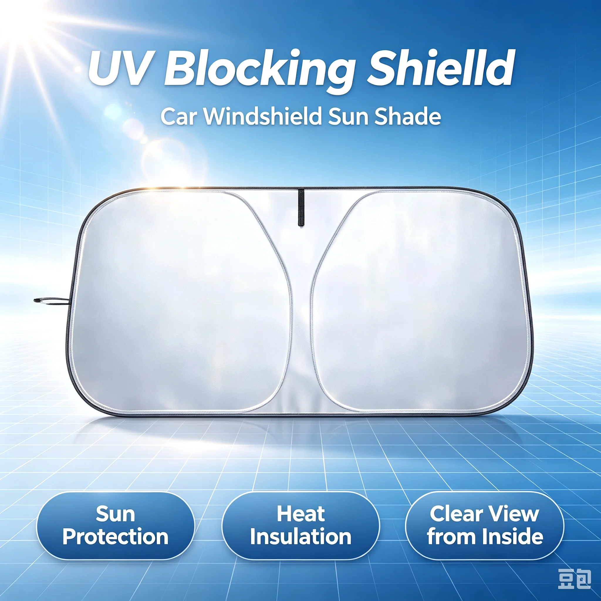 Car Accessories Gifts - Penutup Kaca Depan Mobil Pelindung UV,