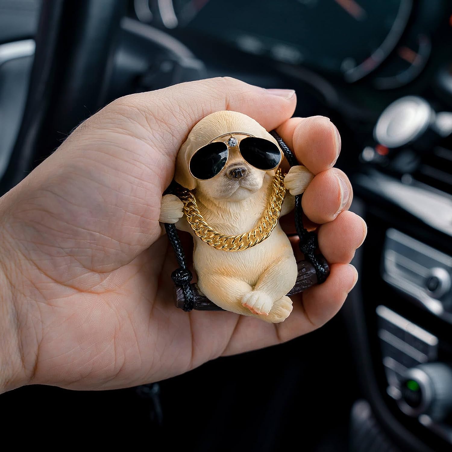 Labrador Retriever cermin mobi - Car Accessories Mirror Hanging ulasan dan harga