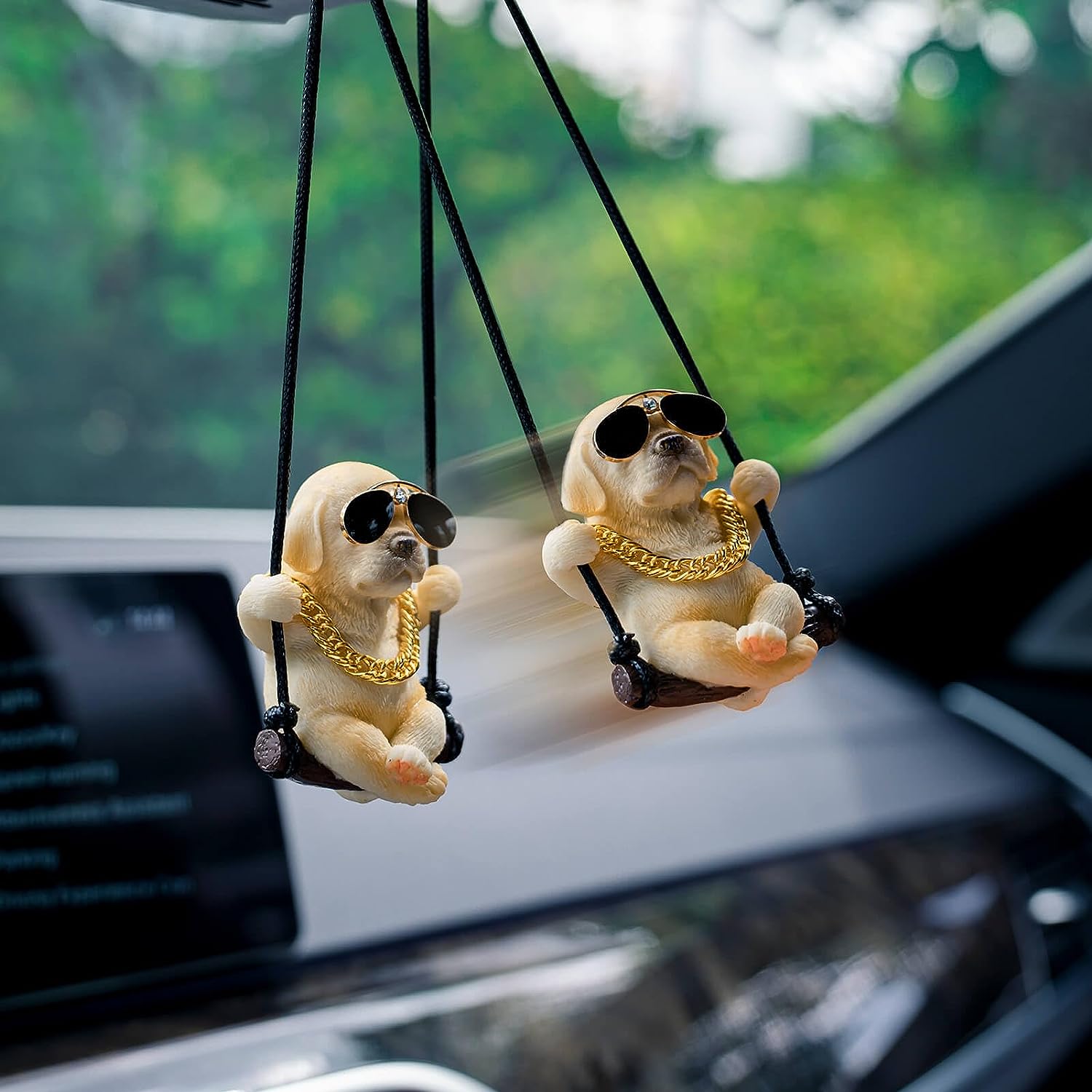 Labrador Retriever cermin mobi - Car Accessories Mirror Hanging ulasan dan harga