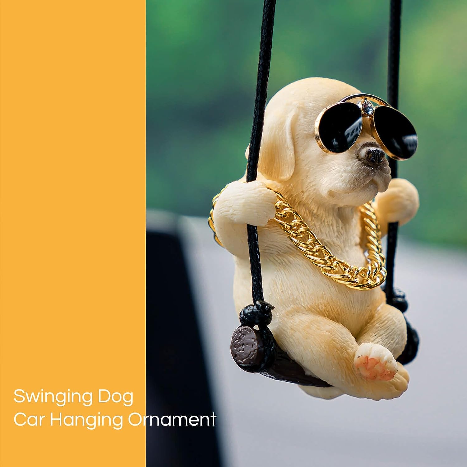 Labrador Retriever cermin mobi - Car Accessories Mirror Hanging ulasan dan harga