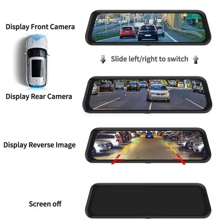 Kamera Dasbor Cermin 10'' deng - Rear Camera For Car ulasan dan harga