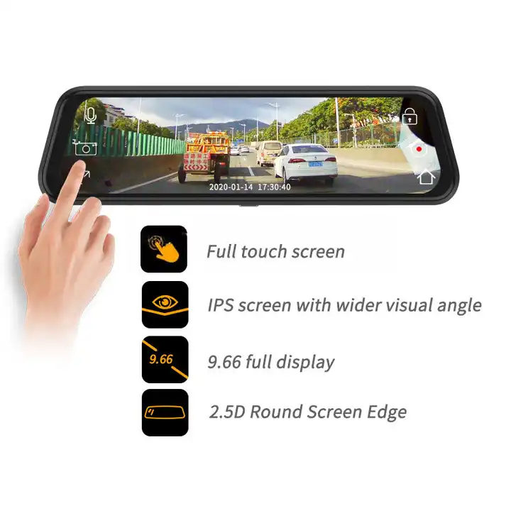 Kamera Dasbor Cermin 10'' deng - Rear Camera For Car ulasan dan harga