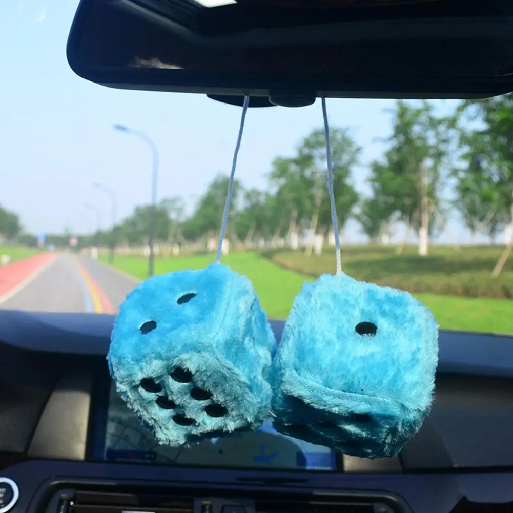 Dadu Fuzzy Lembut 7.5Cm untuk  - Car Accessories Mirror Hanging ulasan dan harga