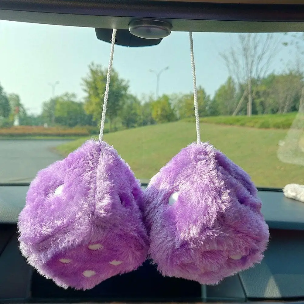 Dadu Fuzzy Lembut 7.5Cm untuk  - Car Accessories Mirror Hanging ulasan dan harga