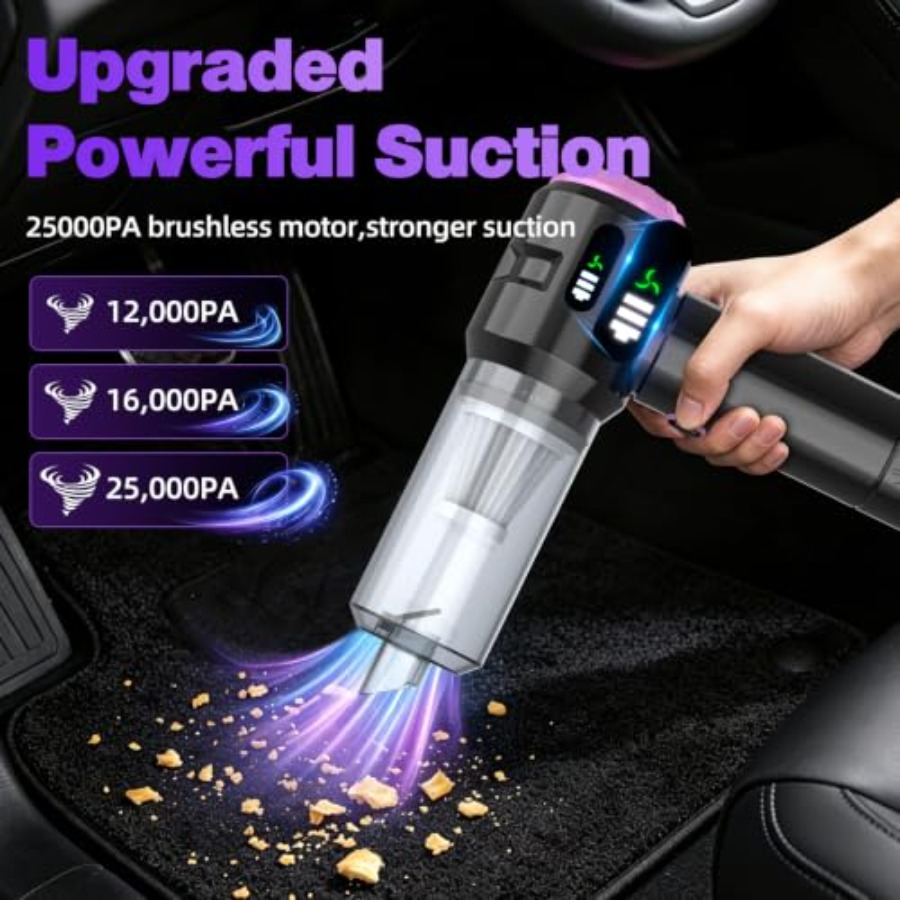 Penyedot Debu Genggam untuk mo - Car Vacuum Cleaner ulasan dan harga