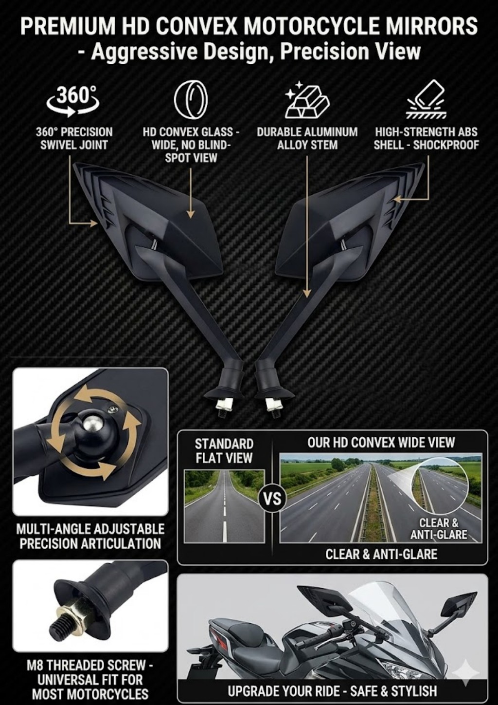 Kaca Spion Sepeda Motor Baru u - Car Accessories Xuv 700 ulasan dan harga