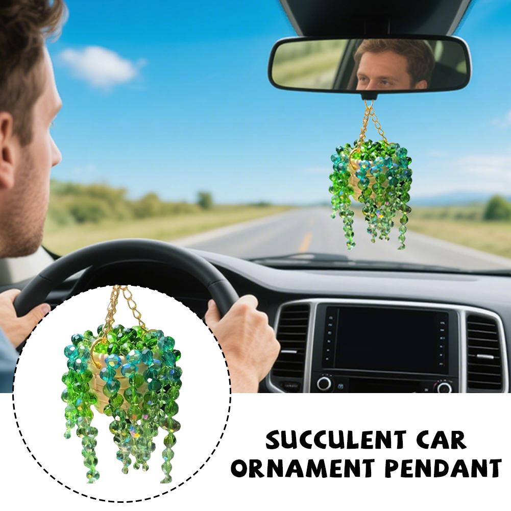 Ornamen Gantung Mobil Kristal  - Car Accessories Mirror Hanging ulasan dan harga