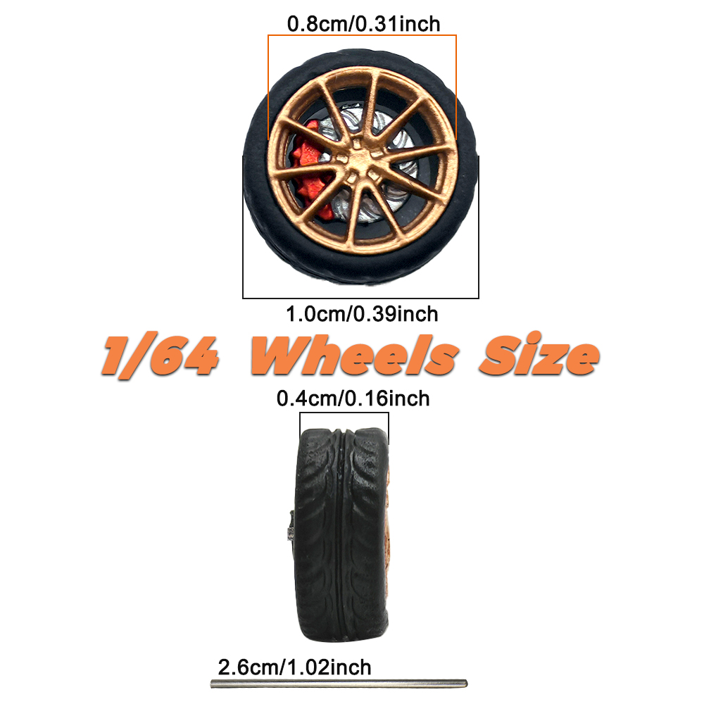 1/64 Model Ban Roda Mobil 8 Se - Car Accessories Gifts ulasan dan harga