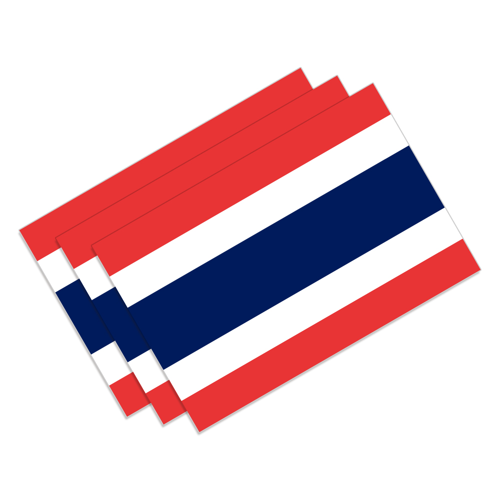 Stiker bendera mobil Thailand, - Car Accessories Thailand ulasan dan harga