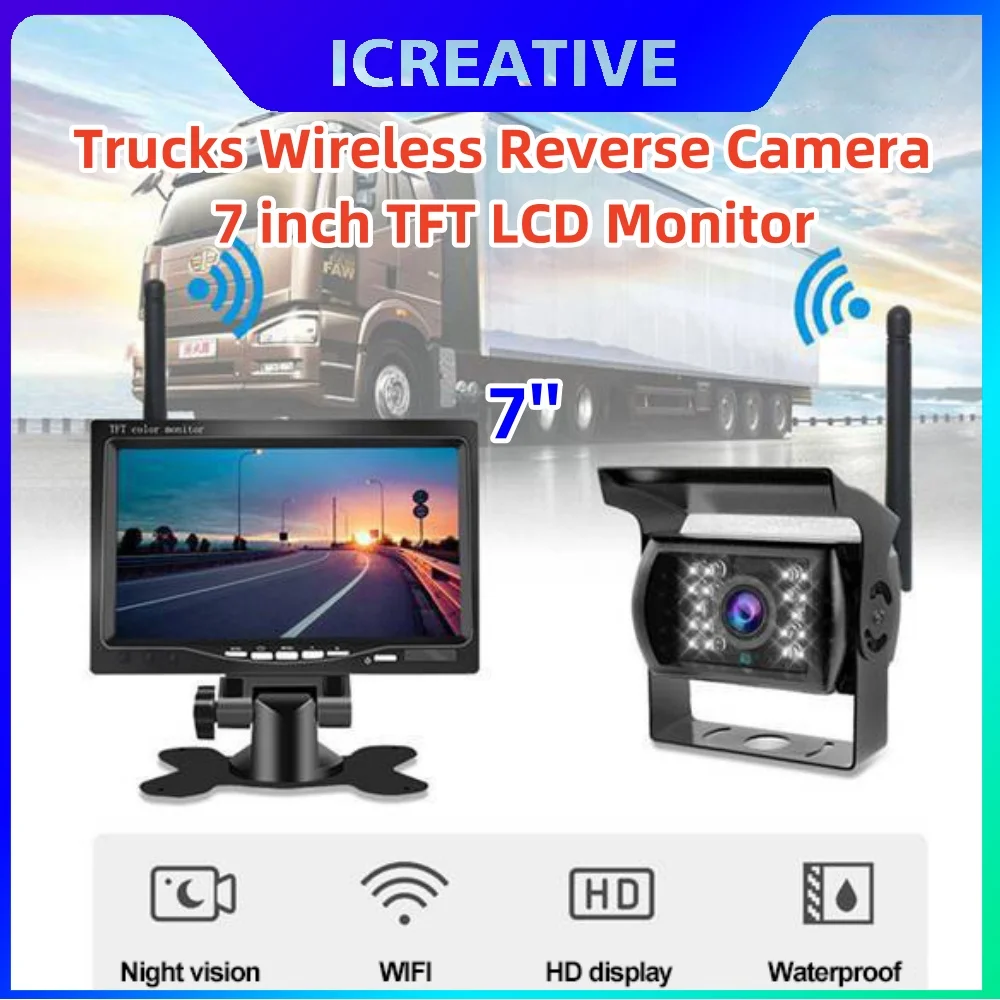 Kamera Mundur Nirkabel HD 7''  - Rear Camera For Car ulasan dan harga